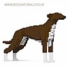 Greyhound - Jekca (Brown) Lego Inspired Brick Building Kit.